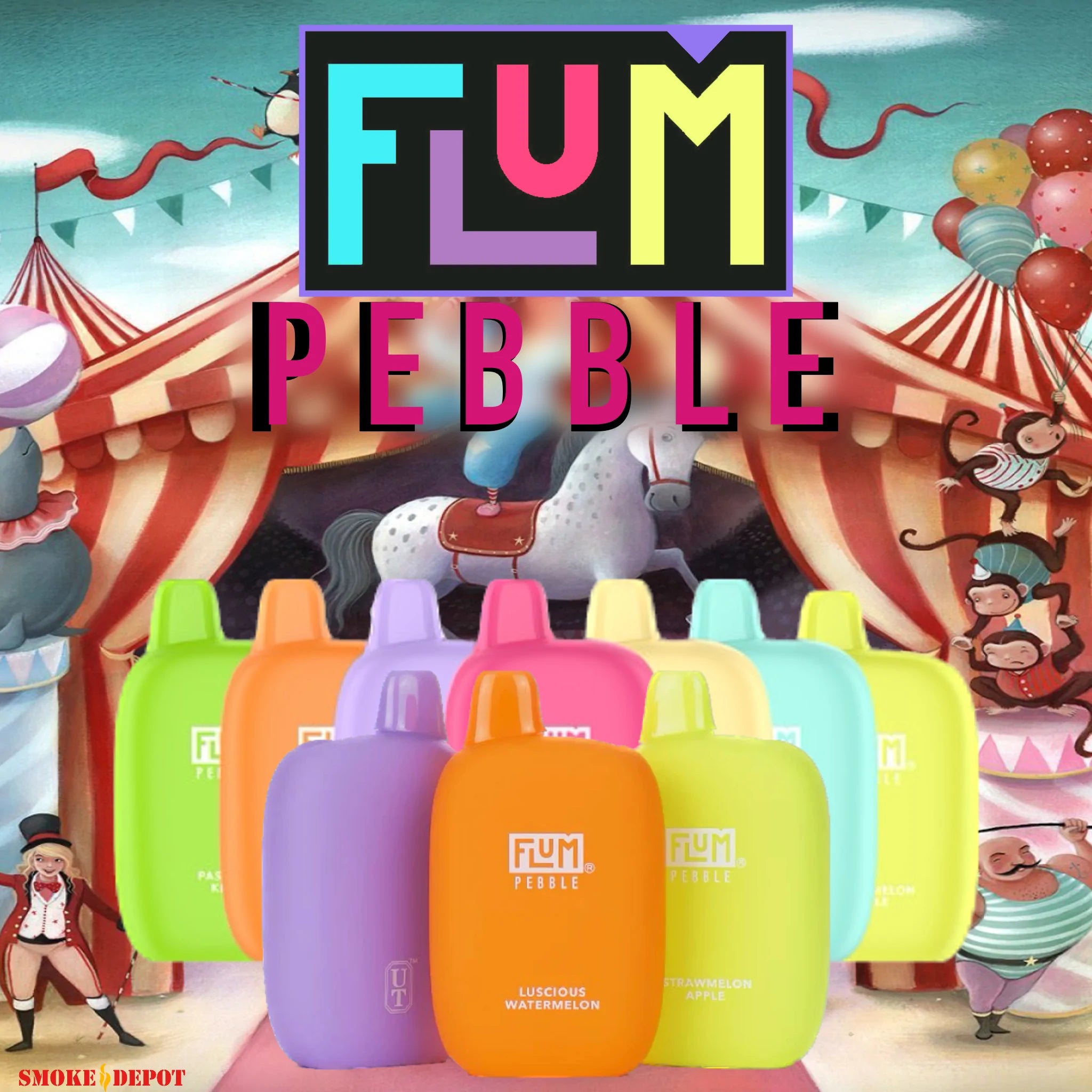 FLUM Pebble Rechargeable Disposable [6000] Pay 50.99 +tax when you buy