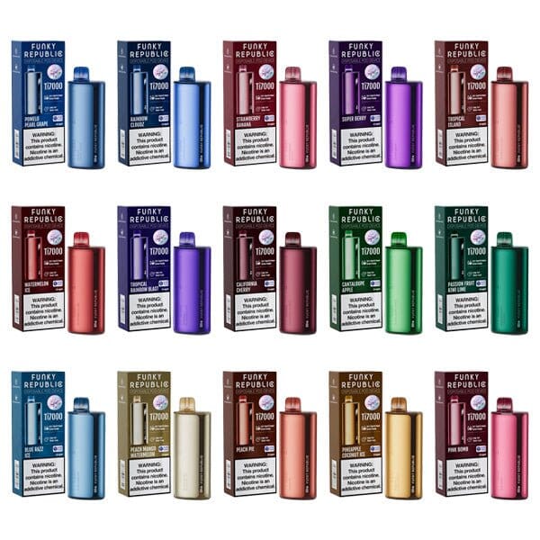 Funky Republic Rechargeable Disposable [7000] Pay 56.99 +tax when you buy 3