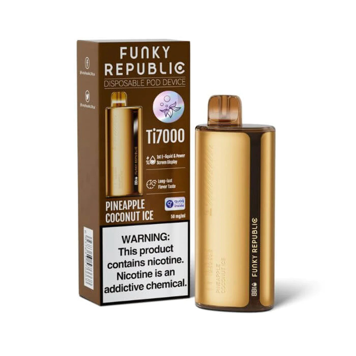 Funky Republic Rechargeable Disposable [7000] Pay 56.99 +tax when you buy 3